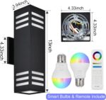 wowlite Up and Down Lights Outdoor Wall Sconce, 1200LM LED Outdoor Light Fixture... - Image 7