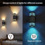 wowlite Up and Down Lights Outdoor Wall Sconce, 1200LM LED Outdoor Light Fixture... - Image 8
