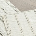 Artoid Mode Beige Farmhouse Woven Rustic Hollow Table Runner, Seasonal Holiday H... - Image 6
