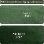 Nemia Olive Green Velvet Curtains Thermal Insulated Blackout Curtain for Bedroom... - Image 8