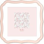 8x8 Enamel Picture Frame with HD-Tempered Glass, Display 6x6 Photo with Mat, Orn... - Image 10