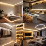 AXMOTUT COB LED Strip Lights with Remote, 24V 9.84ft Warm White Dimmable LED Lig... - Image 7