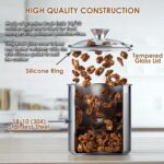 Cooks Standard Stainless Steel Food Jar Storage Canister Set Large 4-Piece, 1.6q... - Image 7