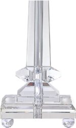 Vienna Full Spectrum Traditional Glam Luxury Table Lamp 25" High Clear Slim Prof... - Image 7
