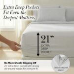 Southshore Fine Living, Inc. 21 Inch Extra Deep Pocket King Sheet Set, 6 Piece K... - Image 4