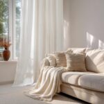 RYB HOME Sheer Curtains 108 inches Long Linen Blend Vertical Extra Long High Cei... - Image 4