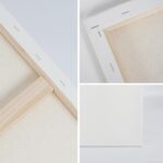 CONDA 18x24 inch Stretched Canvas for Painting, 5 Pack Large Canvas, 100% Cotton... - Image 6