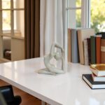 Yoga Figurine Sculpture, Modern Abstract Yoga Statue for Home Decor, Elegant Fem... - Image 3