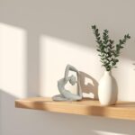 Yoga Figurine Sculpture, Modern Abstract Yoga Statue for Home Decor, Elegant Fem... - Image 6