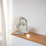 Yoga Figurine Sculpture, Modern Abstract Yoga Statue for Home Decor, Elegant Fem... - Image 7