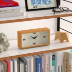 JONES CLOCKS® Odeon Desk Clock | Modern Rectangular Design | Mustard Yellow | St... - Image 6
