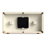 JONES CLOCKS® Odeon Desk Clock | Modern Rectangular Design | Mustard Yellow | St... - Image 7