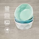 Porcelain Ramekins Dessert Bowls - 8 Ounce Ceramic Oven Safe Geometric Bowl for ... - Image 4