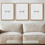 Framed Abstract Emerald Green Wall Art Bedroom, 3 Piece Modern Minimalist Waterc... - Image 4