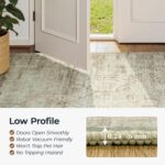 5x7 Washable Area Rugs for Living Room, Soft Faux Wool Luxury Floor Carpet for B... - Image 4