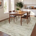 5x7 Washable Area Rugs for Living Room, Soft Faux Wool Luxury Floor Carpet for B... - Image 8