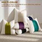 AmHoo Pack of 2 Velvet Panel Cotton Pillow Covers Decorative Pillowcase Cushion ... - Image 6