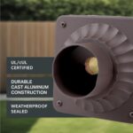 Designers Fountain Outdoor Post Light Base, 5.75 Inch Pier Mount for Deck, Porch... - Image 4