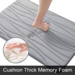 santanu Luxury Flannel Memory Foam Bathroom Rugs Sets 2 Piece - 32x20 Bath Mat +... - Image 5