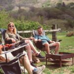 SUNNYFEEL Oversized Rocking Camping Chair, Fully Padded Patio Chair with Side Po... - Image 3