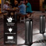 Outdoor Solar Floor Lamps, Lantern Floor Lamp, Outdoor Decor Lanterns for Garden... - Image 3