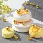 Yaocom 50 Pcs Mini Golden Duck Statue Bulk Golden Duck Figurines Micro Garden La... - Image 3