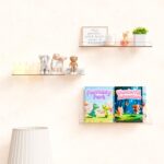 Yieach 4 Pack 15" Acrylic Shelves for Wall,Bathroom,Bedroom - with Adhesive - No... - Image 3