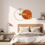 House Warming Gifts New Home - Large Gold Round Decorative Wall Clock Silent Boh... - Image 7