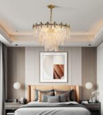 A Million Modern Pendant Chandelier, 8-Light Round 24" LED Ceiling Light, 3-Tier... - Image 4