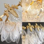 A Million Modern Pendant Chandelier, 8-Light Round 24" LED Ceiling Light, 3-Tier... - Image 6