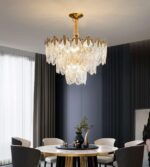 A Million Modern Pendant Chandelier, 8-Light Round 24" LED Ceiling Light, 3-Tier... - Image 7