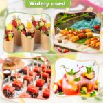 500PCS Cocktail Picks Kit, 4 Styles Fancy Toothpicks for Appetizers, 3 Sizes Lon... - Image 6