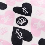 Juicy Couture Plush Reversible Queen Heart Logo 4-Piece Full/Queen Comforter Set... - Image 5