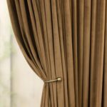 Velvet Curtains 84 Inch Length 2 Panels Set Gold Brown Light Blocking Thermal In... - Image 6