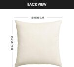 AVOIN colorlife Home Sweet Home Spring Summer Flowers Yellow Throw Pillow Covers... - Image 7