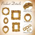 15 PCS Mini Vintage Frames, Tiny Resin Antique Frames, Small Gold picture photo ... - Image 4