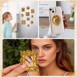 15 PCS Mini Vintage Frames, Tiny Resin Antique Frames, Small Gold picture photo ... - Image 6