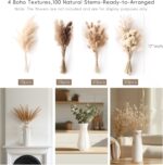 White Ceramic Vase,Modern Ceramic Vases Set of 3,White Tall Flower Vases for cen... - Image 8