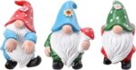 Garden Gnomes Statues Flower Pot Hugger 3PCS Spring Summer Decor Gnomes Decorati... - Image 8