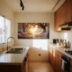 SERIMINO Oversized Wall Art, Landscape Wall Art, Nature Art Prints Decor, Fall F... - Image 7
