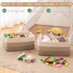 OIASKET Large Storage Basket for Organizing, Woven Rope Basket for Shelves, Clos... - Image 5