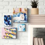 PHOENIX 4x4 Inch 8 Pack Artist Canvas - Small Square Stretched Canvases for Pain... - Image 8