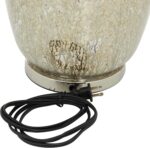 Deco 79 Glass Room Table Lamp Accent Lamp with Faux Mercury Glass Finish, Lamp 1... - Image 3