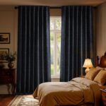 MIULEE 100% Blackout Decorative Linen Curtains with Geometric Pattern, Thick Wov... - Image 7