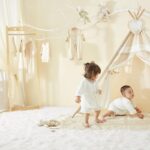 BENRON White Fluffy Rugs for Living Room 4x6, Soft Cream Area Rug for Kids Child... - Image 4