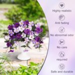 Garisey Artificial Fake Flowers for Outdoor Indoor Garden Home Decoration, 2PCS ... - Image 8