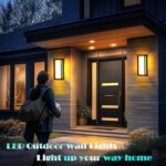 iYogaled Dimmable Modern Outdoor Wall Light Fixtures, 1400LM Waterproof Porch Li... - Image 6