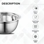 Avador Premium Stainless Steel Mixing Bowls, Set of 7 EXTRA Large Stainless Stee... - Image 4