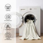MIULEE Ivory Linen Cotton Table Cloth Rectangle Tablecloth Spring Waterproof Spi... - Image 8