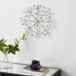 Deco 79 Metal Starburst Home Wall Decor Wall Sculpture with Crystal Embellishmen... - Image 3